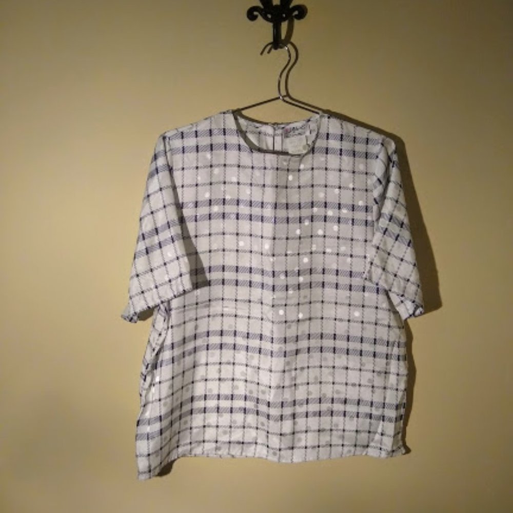 Timeless Short Sleeve Blouse by D'Allaird's